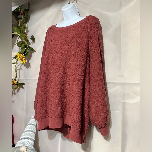 By Together Rust Crew Neck Sweater - Picture 2 of 9